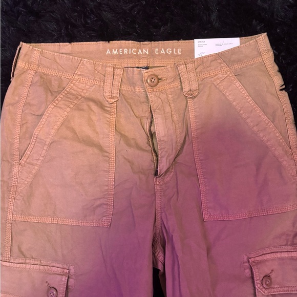American Eagle Tan Cargo Pants - Picture 2 of 5